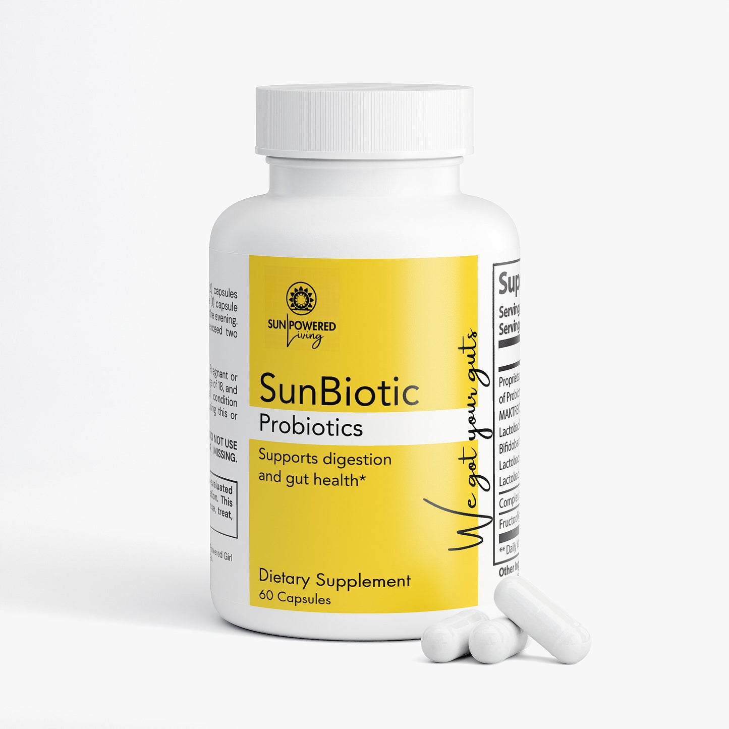 SUNBIOTIC – Probiotic with prebiotics for digestive, immune and gut-brain support*