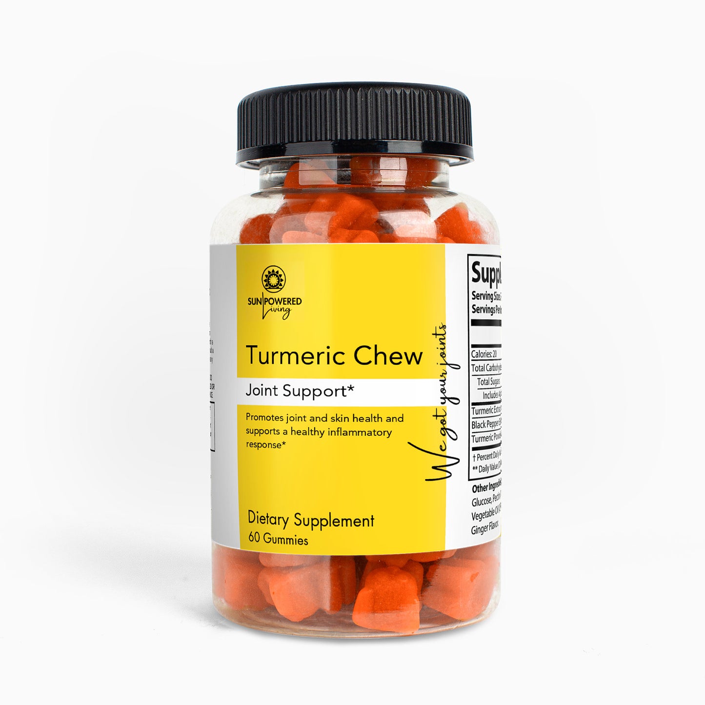TURMERIC CHEW – Curcumin gummies for joint support and health inflammatory response*
