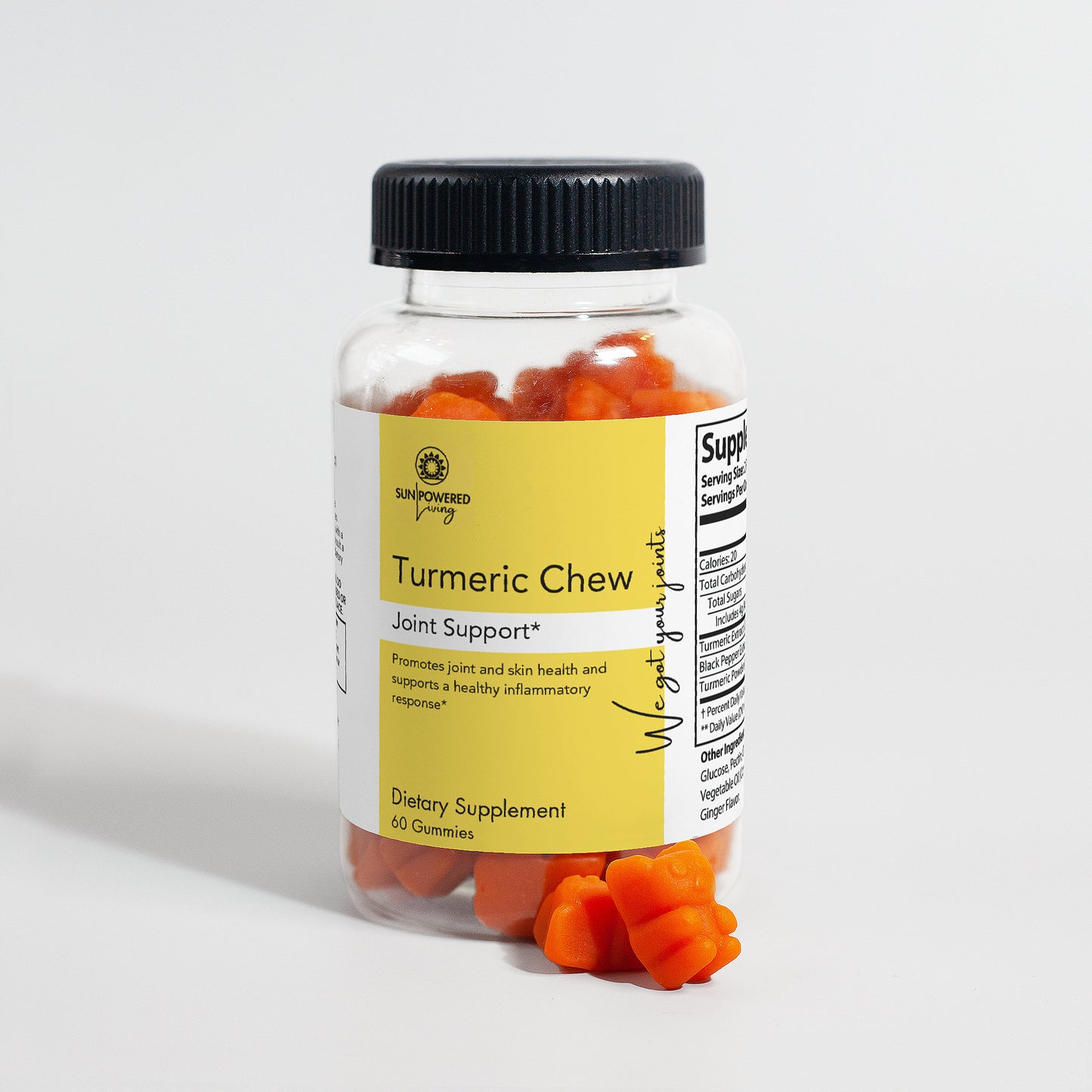 TURMERIC CHEW – Curcumin gummies for joint support and health inflammatory response*