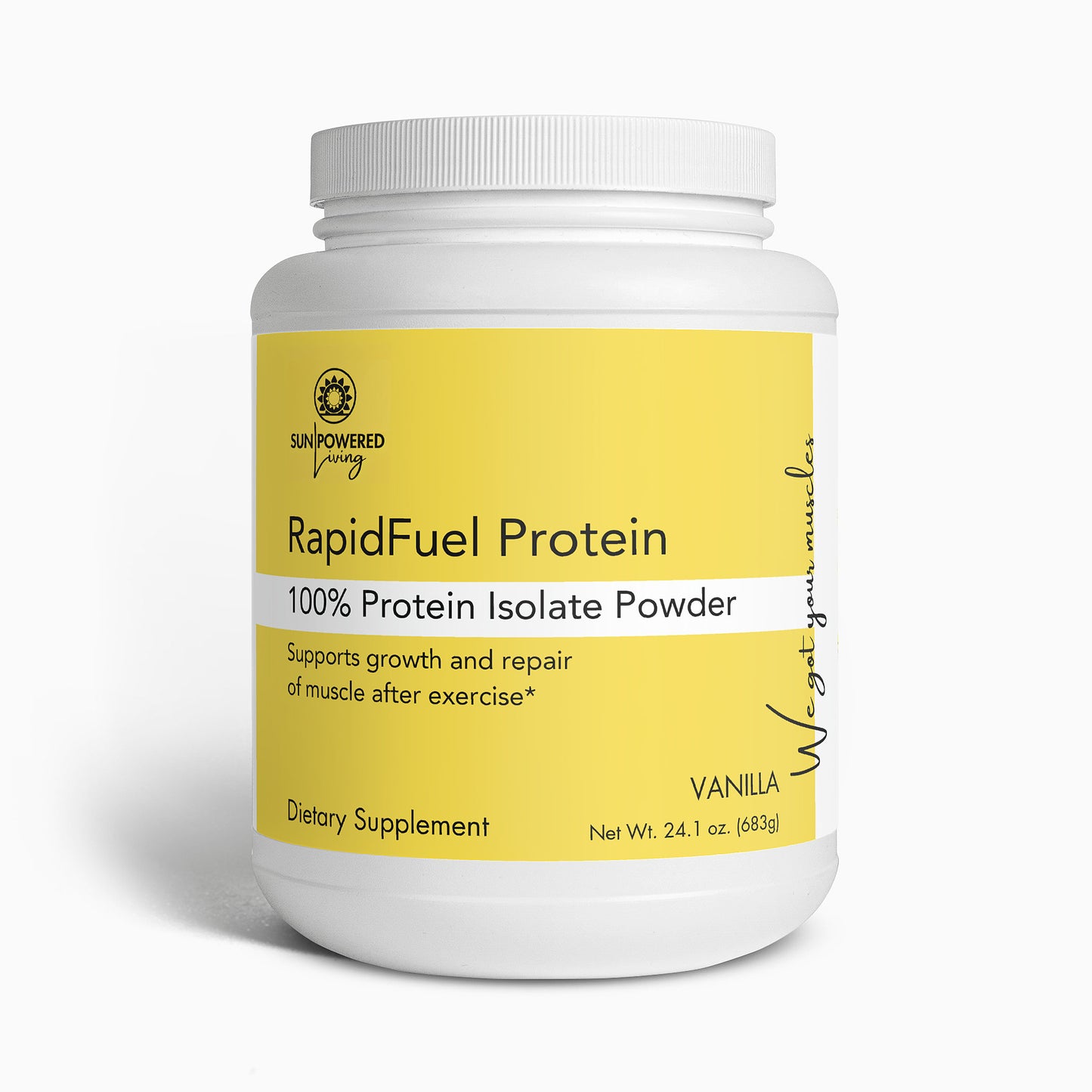 RAPIDFUEL PROTEIN - Pure protein, fast recovery, clean fuel for muscle growth*