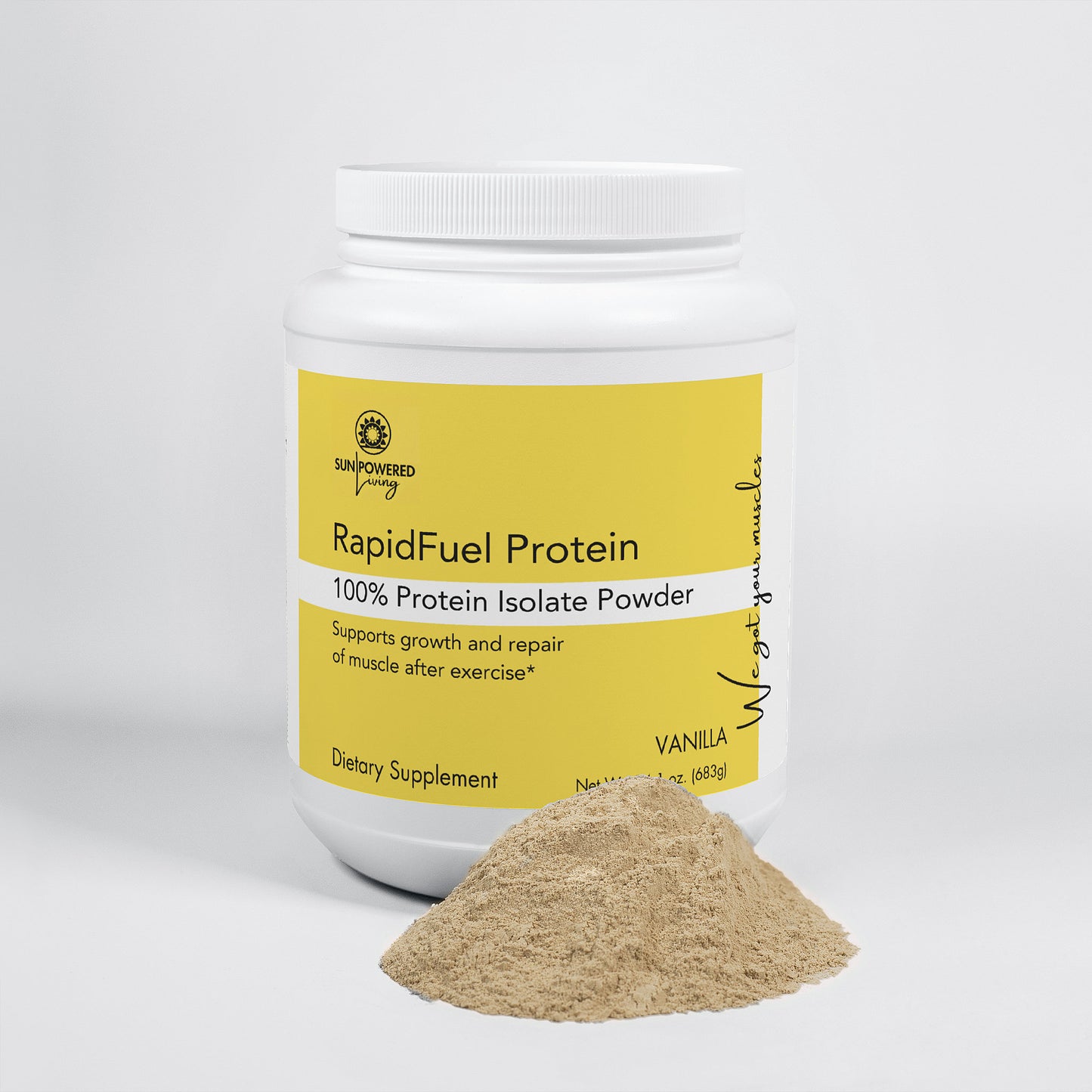 RAPIDFUEL PROTEIN - Pure protein, fast recovery, clean fuel for muscle growth*
