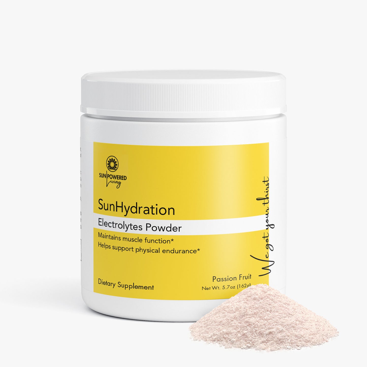 SUNHYDRATION (Passion Fruit) - Stay hydrated and energized. All-day electrolyte support with a delicious passion fruit flavor*