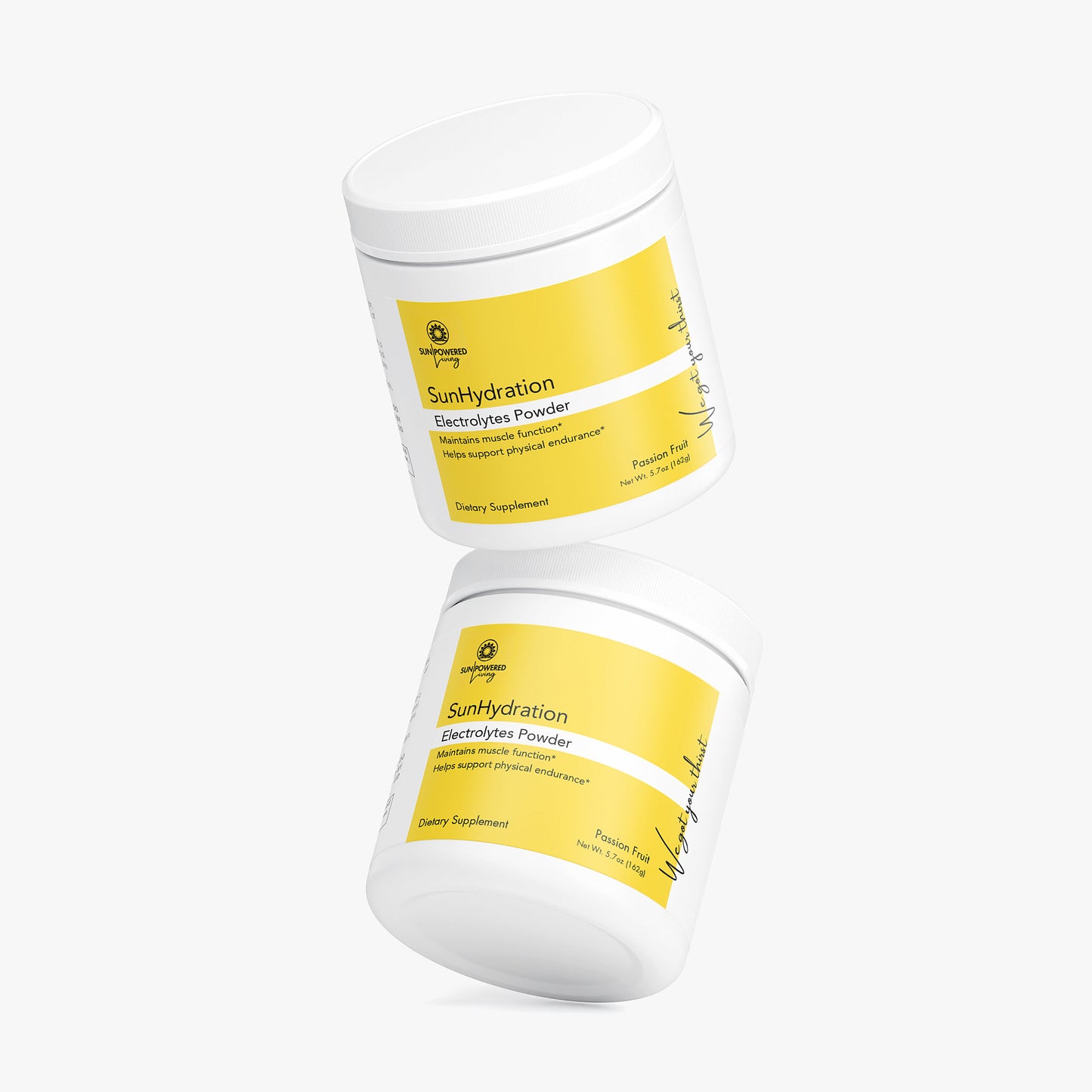 SUNHYDRATION (Passion Fruit) - Stay hydrated and energized. All-day electrolyte support with a delicious passion fruit flavor*