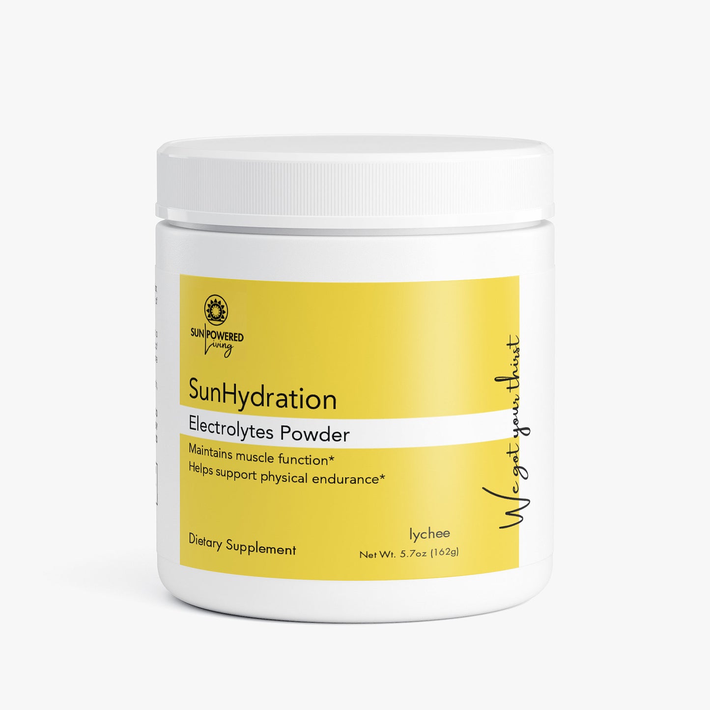 SUNHYDRATION (Lychee) - Stay hydrated and energized. All-day electrolyte support with a delicious lychee flavor*