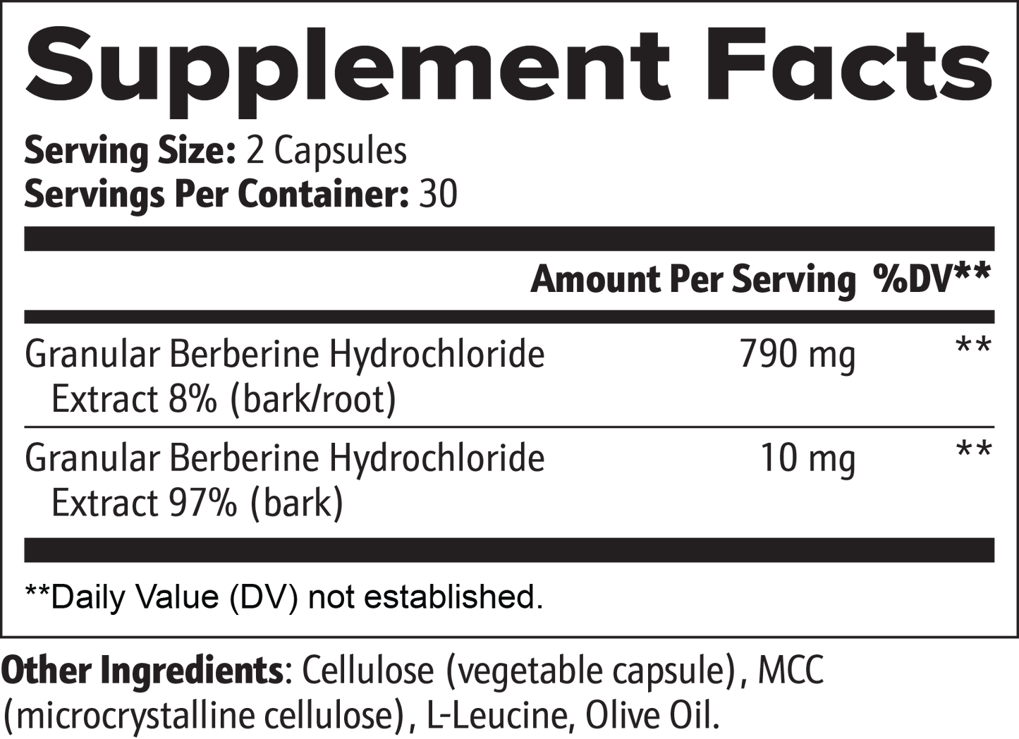 BERBERINE - Natural support for blood sugar balance, heart health and healthy weight management*
