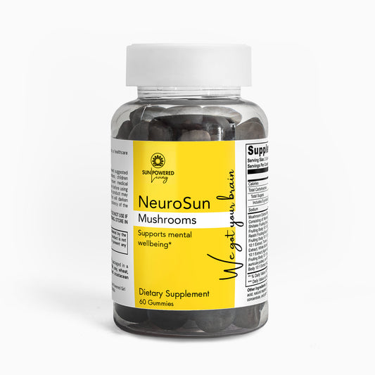 NEUROSUN Mushrooms - Fuel your brain. Strengthen immunity. Energize naturally - All in one delicious gummy.*