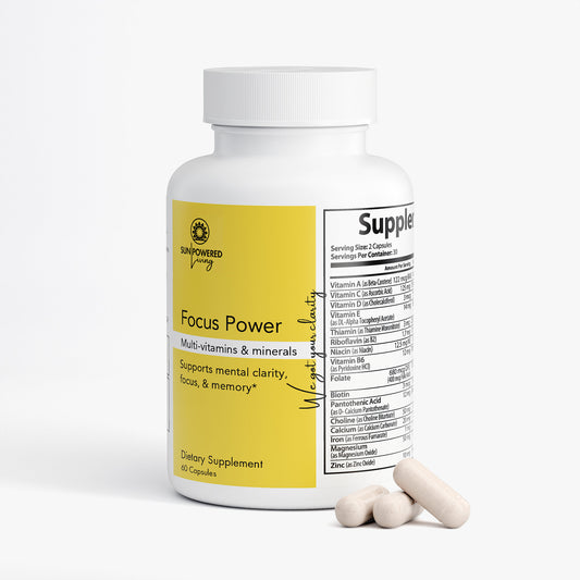 FOCUS POWER - Support focus, mental clarity and cognivite performance naturally*