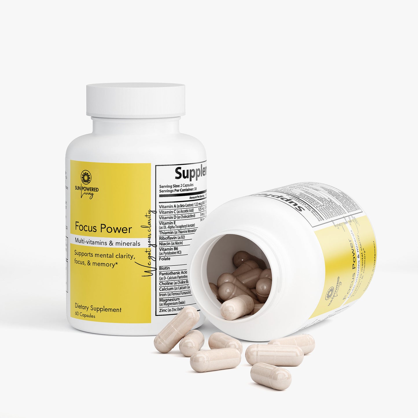 FOCUS POWER - Support focus, mental clarity and cognivite performance naturally*