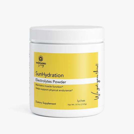 SUNHYDRATION (Lychee) - Stay hydrated and energized. All-day electrolyte support with a delicious lychee flavor*